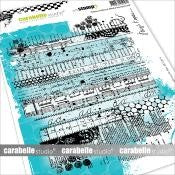 CARABELLE STUDIO TAMPONS ART STAMP A5 : STITCHED MIXED MEDIA - SA50015