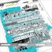 CARABELLE STUDIO TAMPONS ART STAMP A5 : STITCHED MIXED MEDIA - SA50015