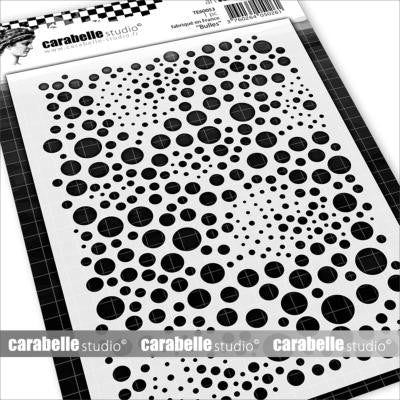 CARABELLE STUDIO POCHOIR A6 ART TEMPLATE : BULLES - TE60053