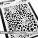CARABELLE STUDIO POCHOIR A6 ART TEMPLATE : BULLES - TE60053