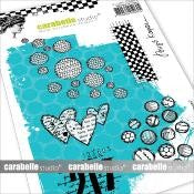 CARABELLE STUDIO TAMPONS ART STAMP A6 : SMALL TEXTURES BY BI - SA60263