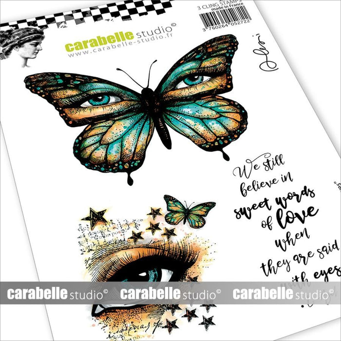 CARABELLE STUDIO TAMPONS ART STAMP A6 SWEET EYES - SA60351E