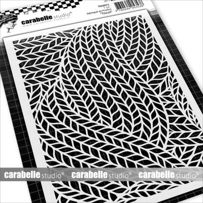 CARABELLE STUDIO POCHOIR A6 ART TEMPLATE : TRICOT - TE60072