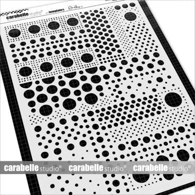 CARABELLE STUDIO POCHOIR A4 ART TEMPLATE : POINT BY ALEXI - TE40110