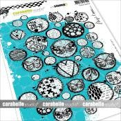 CARABELLE STUDIO TAMPONS ART STAMP A5 : CIRCLES GALORE BY BI - SA50039
