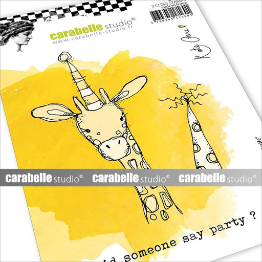 CARABELLE STUDIO TAMPONS ART STAMP A6 PARTY GIRAFFE - SA60646E