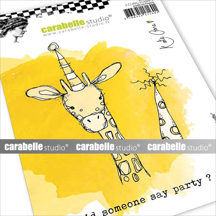 CARABELLE STUDIO TAMPONS ART STAMP A6 PARTY GIRAFFE - SA60646E