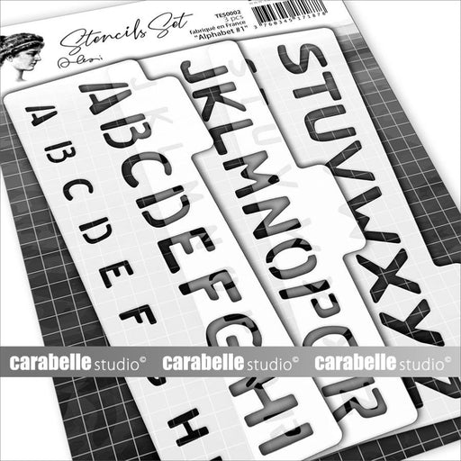 CARABELLE STUDIO ART TEMPLATE ALPHABET - TES0002