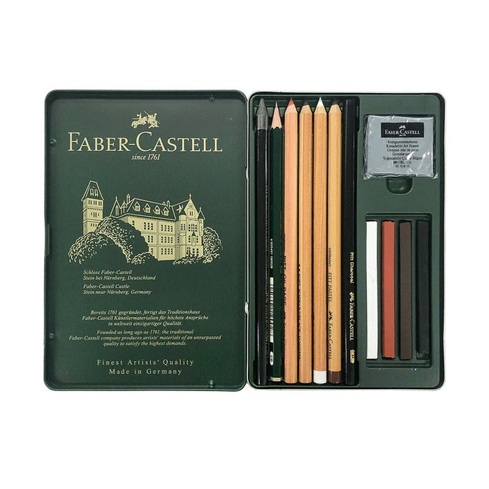 FABER CASTELL PITT MONOCHROME SET OF 12 - 18-112975
