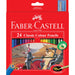 FABER - CASTELL  CLASSIC  COLOUR PENCILS PKT 24- 16-115854
