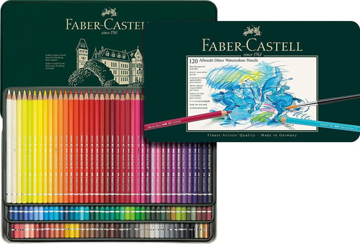 FABER - CASTELL WATERCOLOUR PENCIL ASSORTED TIN 120 - 18-117511
