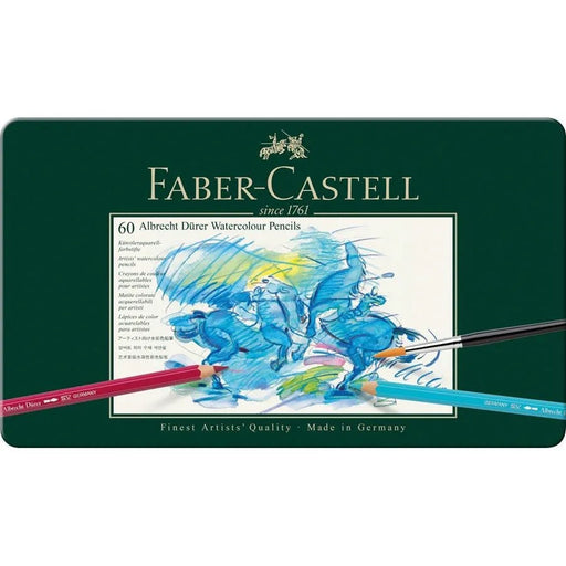 FABER - CASTELL WATERCOLOUR PENCIL ASSORTED TIN 60 - 18-117560