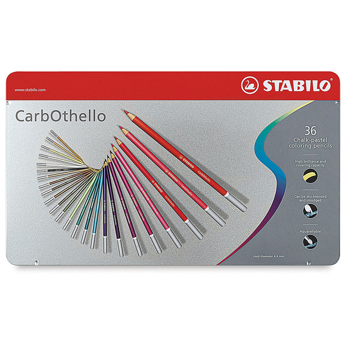 STABILO CARBOTHELLO CHALK PASTEL PENCIL 36 PK - 1436-6