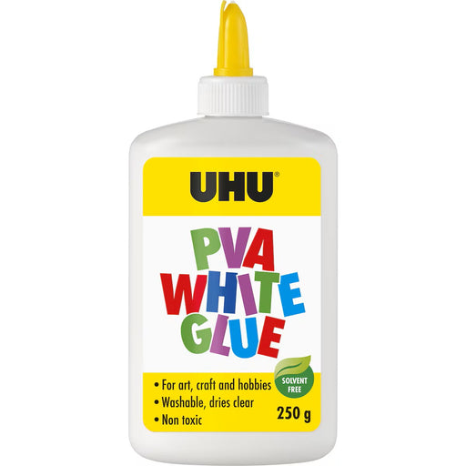 UHU PVA WHITE GLUE 250G - 33-32460