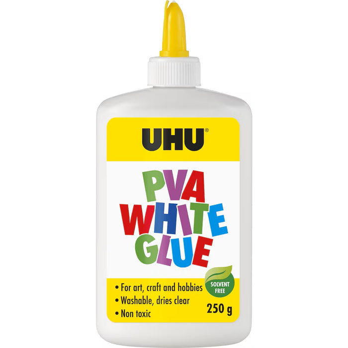 UHU PVA WHITE GLUE 250G - 33-32460