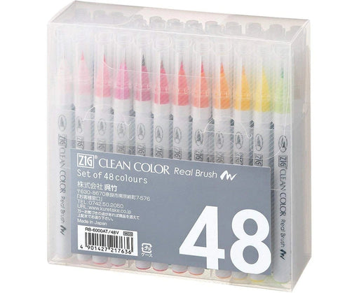 ZIG KURERAKE CLEAN COLOUR REAL BRUSH PEN IS PERFECT FOR QUIC - RB-6000AT/48V