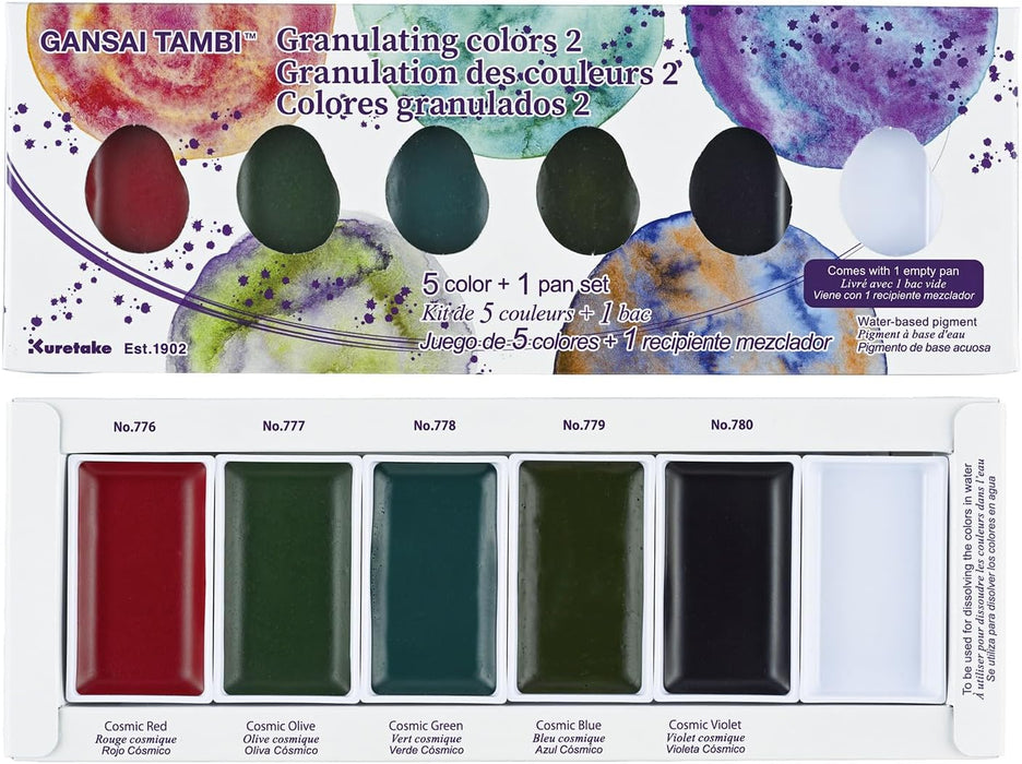 GANSAI TAMBI SUMI COLORS 5 SET GRANULATING  2 - MC20GN2/5