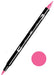 TOMBOW ABT 743 DUAL BRUSH PEN - HOT PINK - 600743