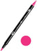 TOMBOW ABT 755 DUAL BRUSH PEN - RUBINE RED - 600755