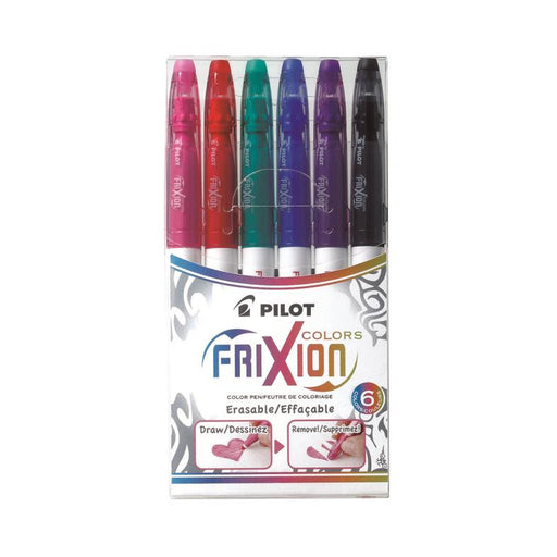 PILOT FRIXION ERASABLE INK PKT 6 - 622663