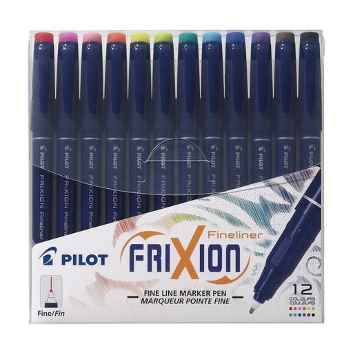 PILOT ASSORTED SET 12 FRIXION FINELINERS - SW-FF-S12