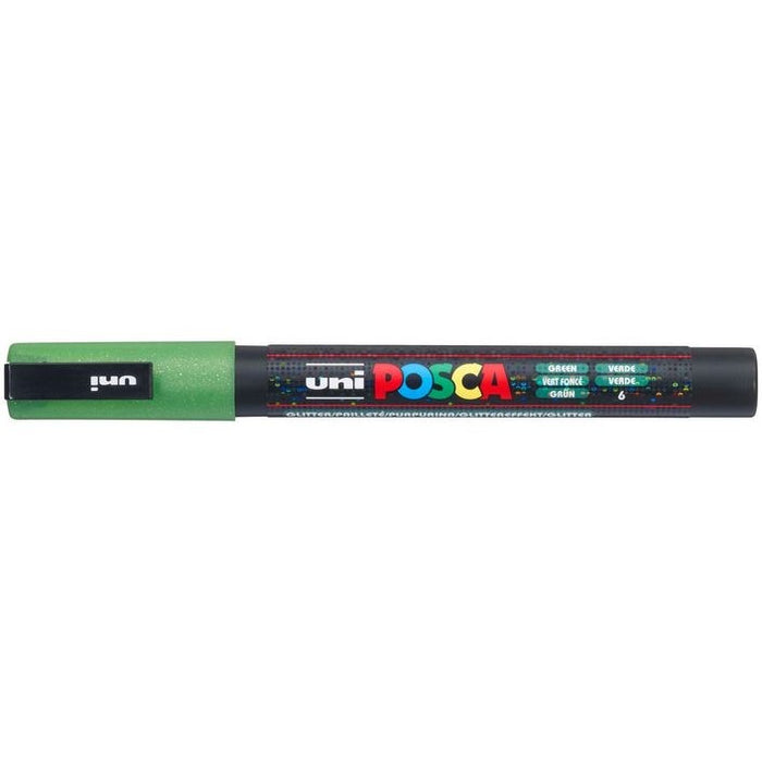 POSCA PAINT MARKER PC1MR PIN METALLIC GREEN - PC1MRMGN