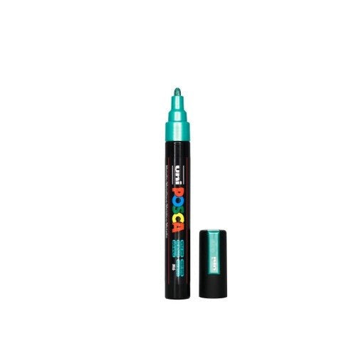 POSCA PAINT MARKER PC5M MEDIUM METALLIC GREEN - PC5MMETGN