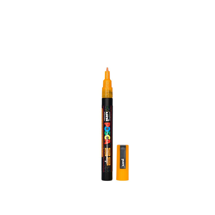 POSCA PAINT MARKER PC3M BULLET GLITTER ORANGE - PC3MLORG