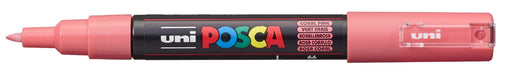 POSCA PAINT MARKER PC1M BULLET SHAPED CORAL PINK - PC1MCP-1P