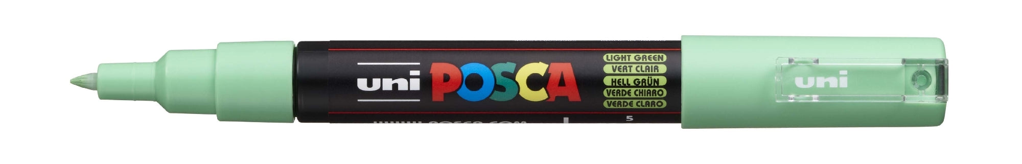 POSCA PAINT MARKER PC1M BULLET SHAPED APPLE GREEN - PC1MAG-1P