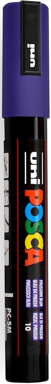 POSCA PAINT MARKER PC5M MEDIUM PRUSSIAN BLUE - PC5MPRUSSIANBL