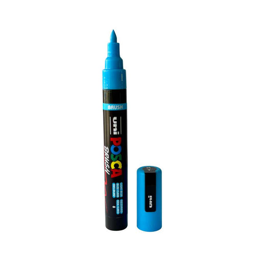 POSCA BRUSH MARKER 5BR LIGHT BLUE - PC5BR8