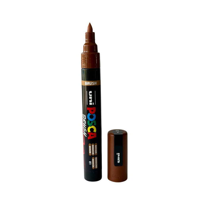 POSCA BRUSH MARKER 5BR BROWN - PC5BR21