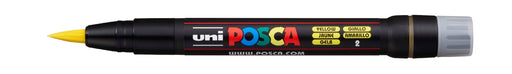 POSCA PAINT MARKER PCF350 BRUSH YELLOW - PCF350Y
