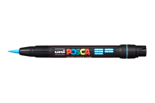 POSCA PAINT MARKER PCF350 BRUSH LIGHT BLUE - PCF350LB