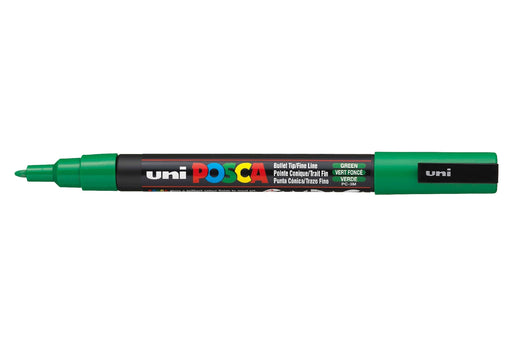 POSCA PAINT MARKER PC3M BULLET SHAPED GREEN - PC3MGN