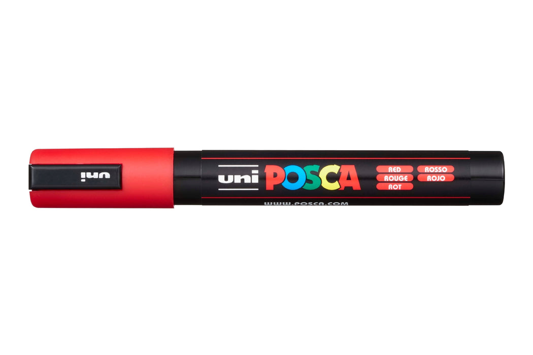 POSCA PAINT MARKER PC5M BULLET RED - PC5MR