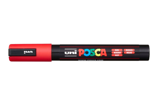 POSCA PAINT MARKER PC5M BULLET RED - PC5MR