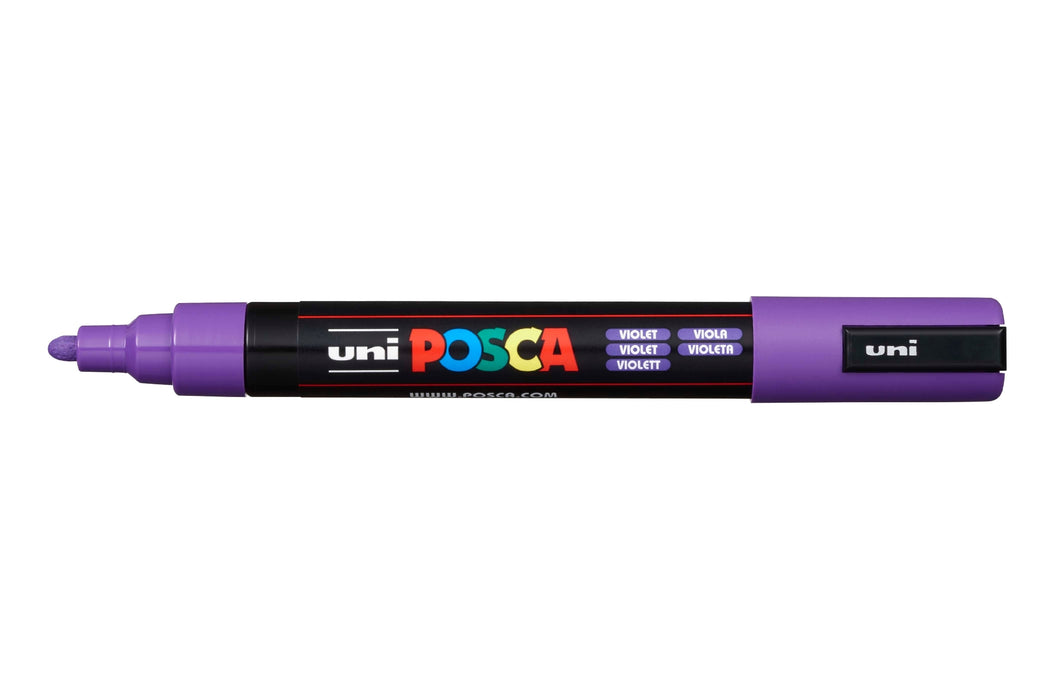 POSCA PAINT MARKER PC5M BULLET VIOLET - PC5MV
