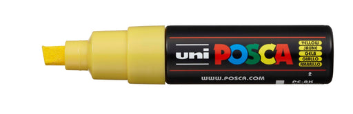 POSCA PAINT MARKER PC8K CHISEL YELLOW - PC8KY