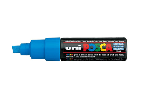 POSCA PAINT MARKER PC8K CHISEL LIGHT BLUE - PC8KLB
