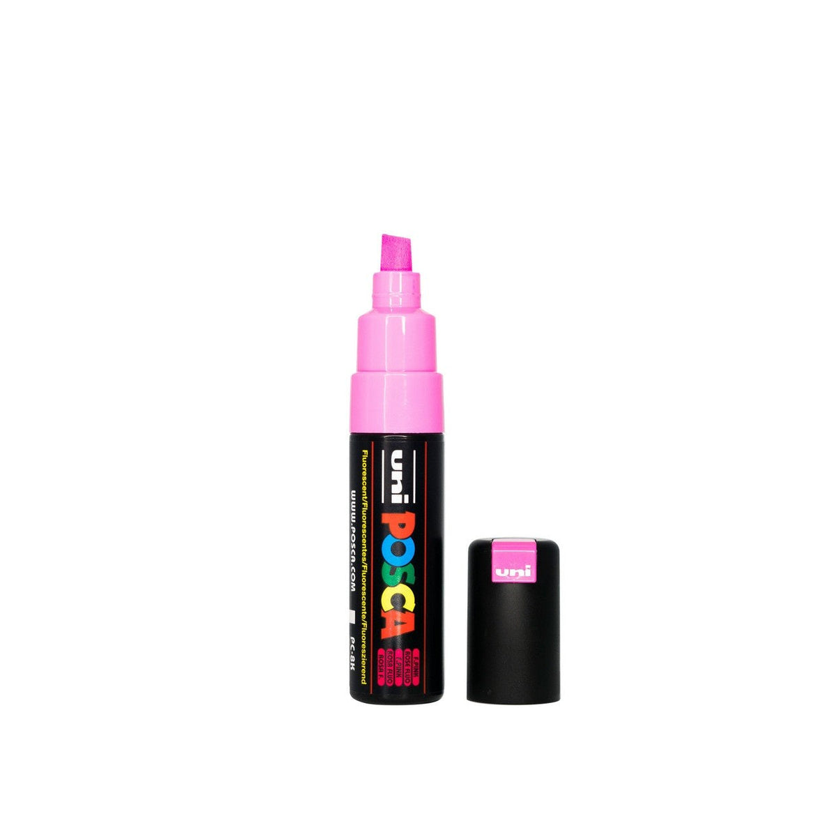 POSCA PAINT MARKER PC8K BOLD FLUORO PINK - PC8KFP — Bevs Cross Crafts