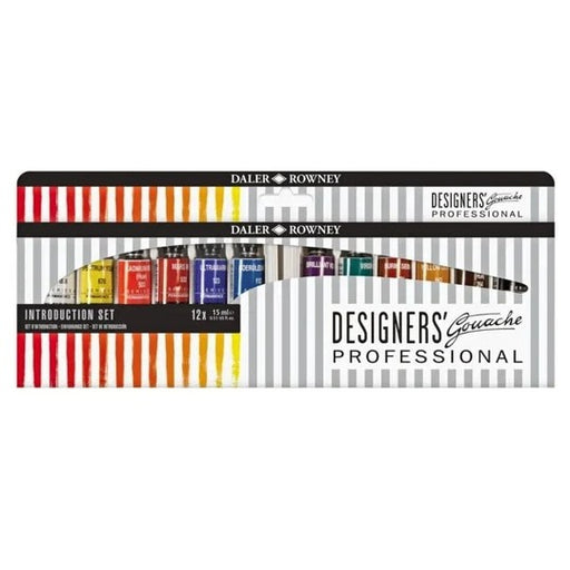 DALER ROWNEY DESIGNER GOUACHE SETS DESIGNERS INTRODUCTION SET 12X15ML - D136900001