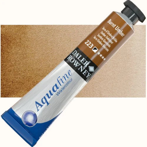 AQUAFINE WATERCOLOUR 8ML BURNT UMBER- D131008223