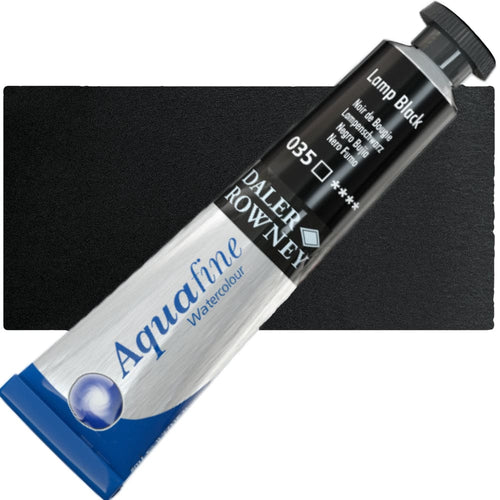 AQUAFINE WATERCOLOUR 8ML LAMP BLACK- D131008035