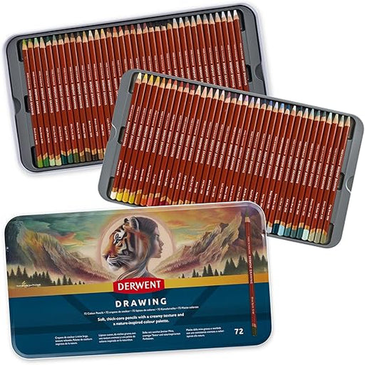 DERWENT DRAWING PENCILS TIN 72 - 2306558