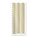 STICKER INTERLINKED DOUBLE RINGS GOLD - XL086P-01