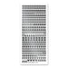 STICKER LOWER CASE LETTERS 8MM BLACK - XL300P-03