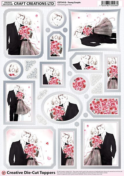 CRAFT CREATIONS DIE YOUNG COUPLE - CDT541G