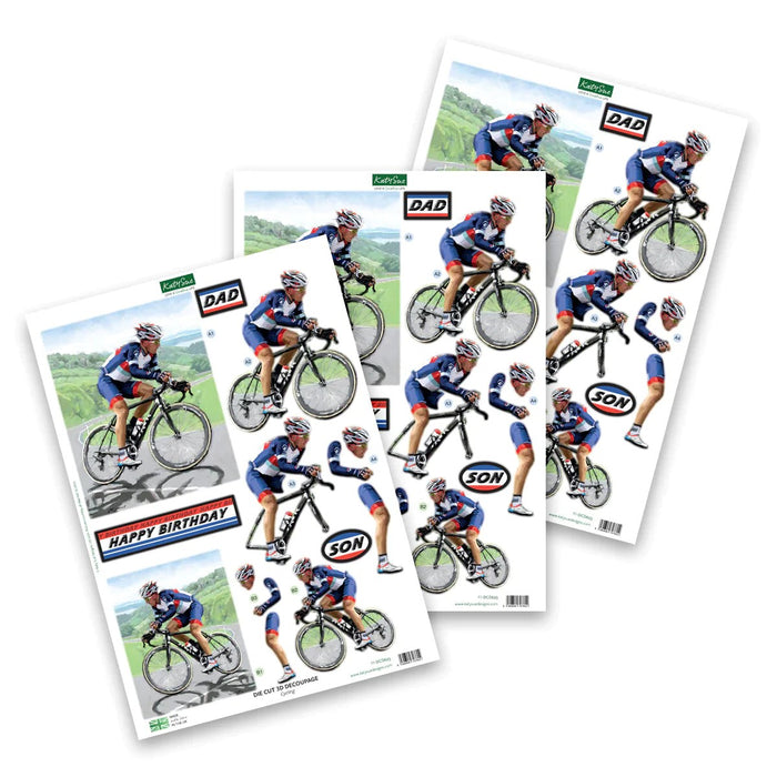 CRAFT CREATIONS DIE CUT CYCLING - DCD623